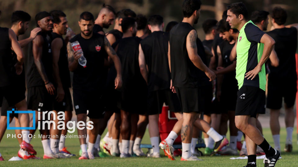 تمرین تیم فوتبال پرسپولیس