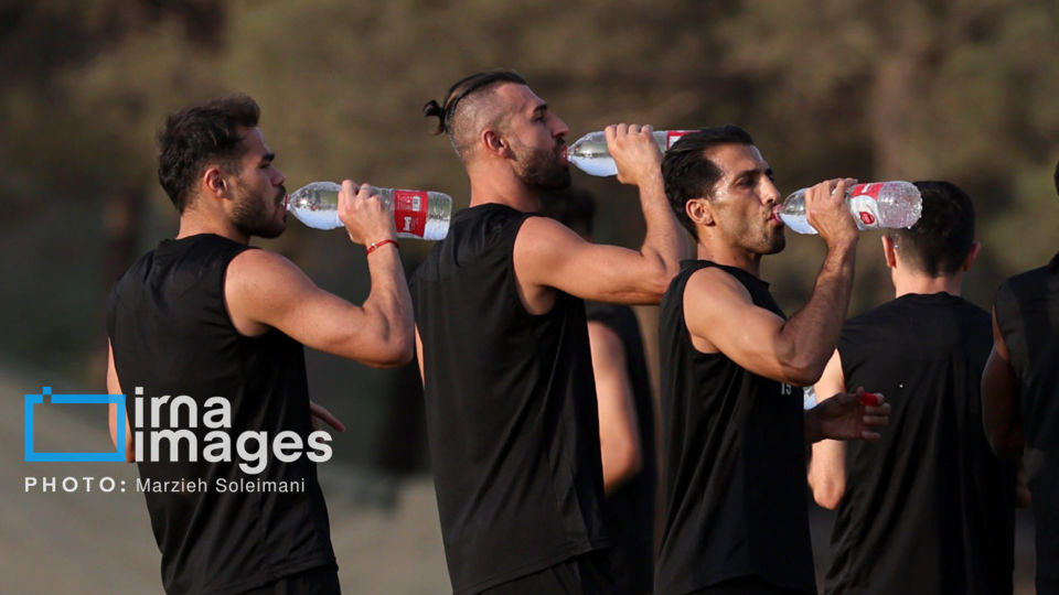 تمرین تیم فوتبال پرسپولیس