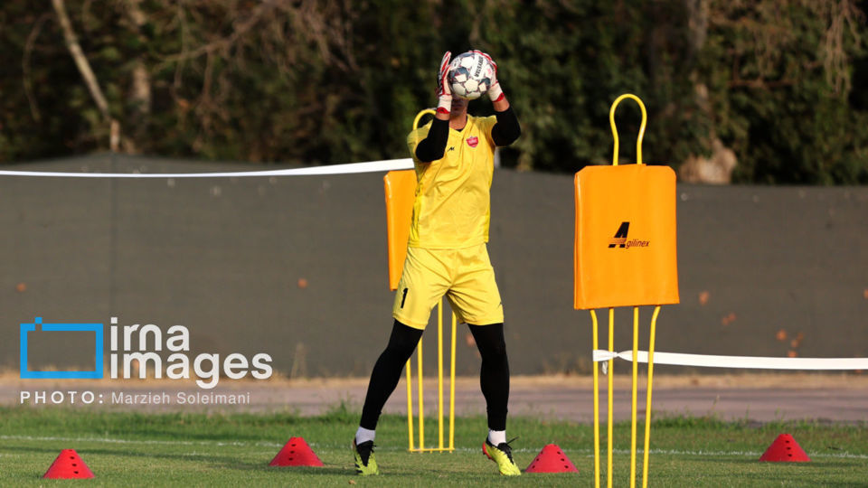 تمرین تیم فوتبال پرسپولیس
