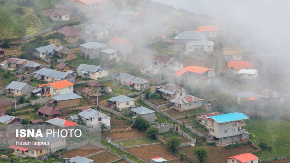 روستای «اِسپِرِز» سوادکوه بر فراز ابرها