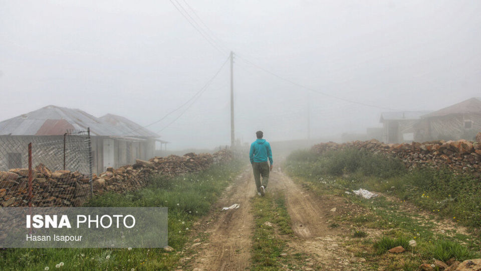 روستای «اِسپِرِز» سوادکوه بر فراز ابرها