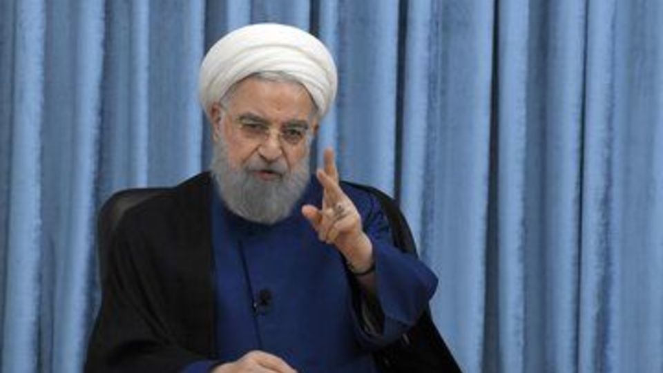 پاسخ روحانی به مخالفان برجام؛ شما که میگویید برجام بد بود حالا برمیگردیم به قبل از سال ۹۴/ باید با مذاکره جلوی اسنپ بک را گرفت پاسخ روحانی به مخالفان برجام؛ شما که میگویید برجام بد بود حالا برمیگردیم به قبل از سال ۹۴/ باید با مذاکره جلوی اسنپ بک را گرفت