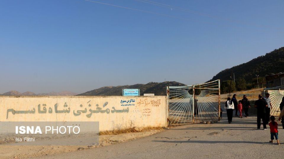 خشک شدن سد شاه قاسم - یاسوج