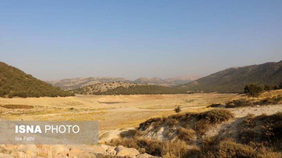 خشک شدن سد شاه قاسم - یاسوج