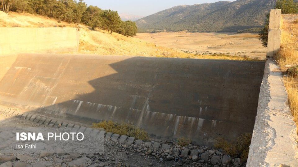 خشک شدن سد شاه قاسم - یاسوج