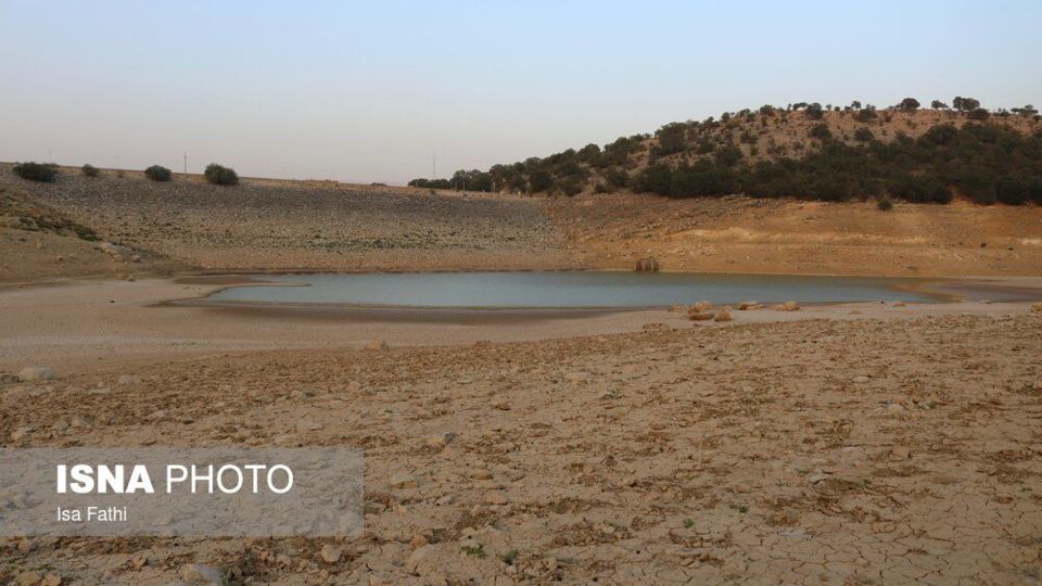 خشک شدن سد شاه قاسم - یاسوج