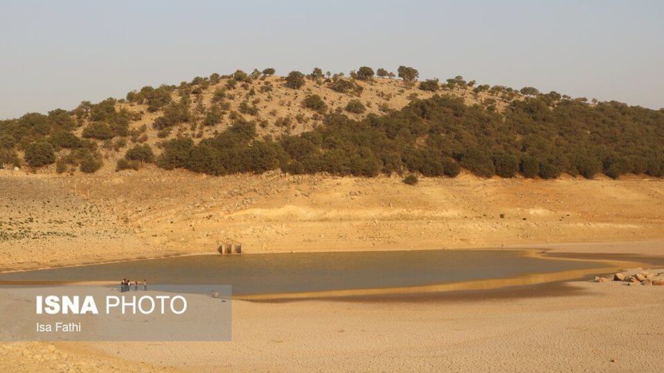 خشک شدن سد شاه قاسم - یاسوج
