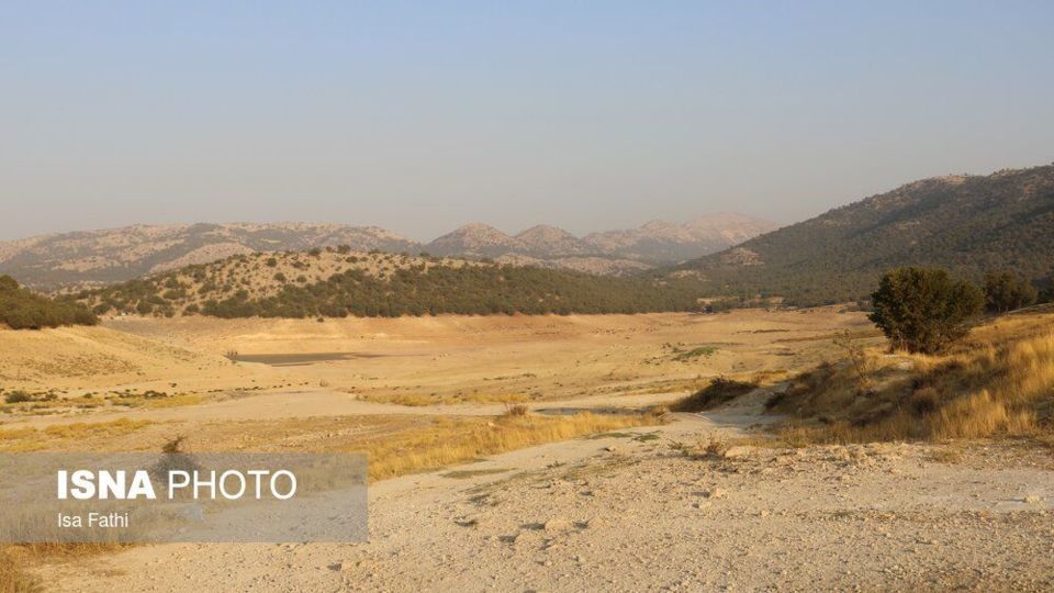 خشک شدن سد شاه قاسم - یاسوج