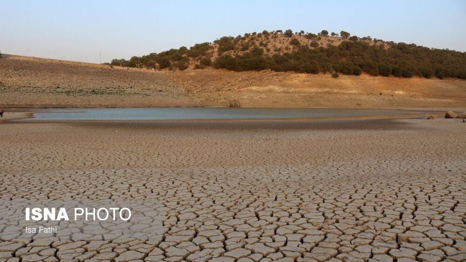 خشک شدن سد شاه قاسم - یاسوج