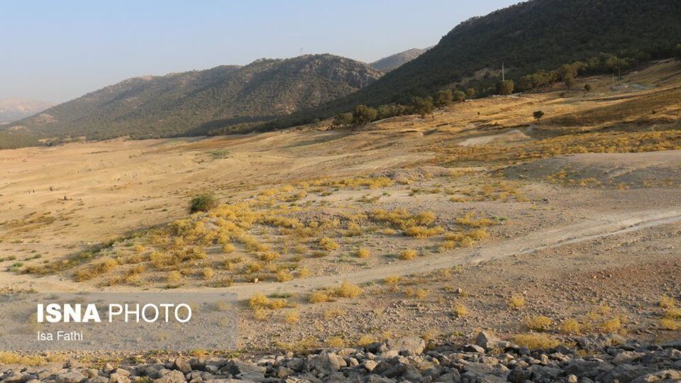 خشک شدن سد شاه قاسم - یاسوج