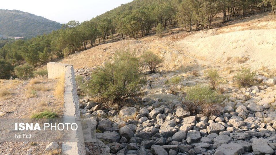 خشک شدن سد شاه قاسم - یاسوج