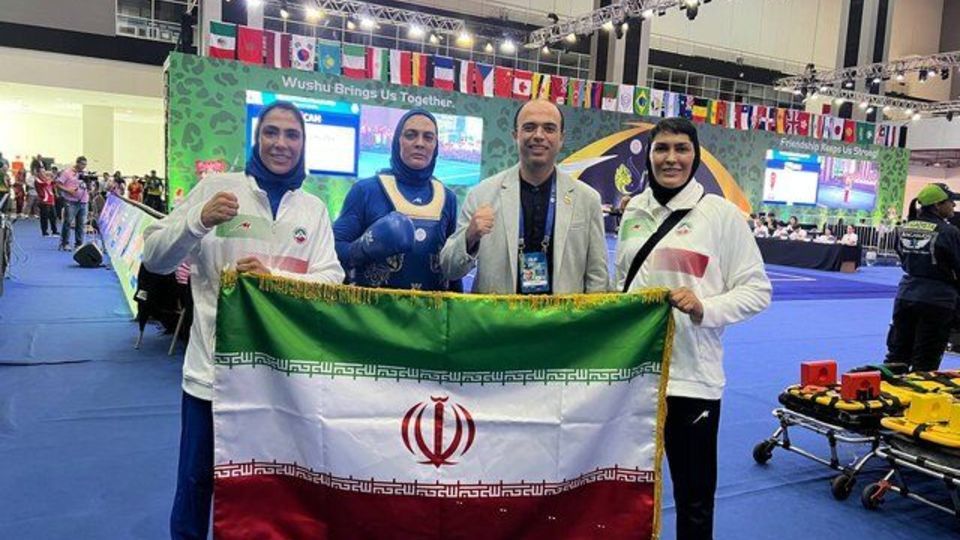 خواهران منصوریان و دریایی قهرمان ووشوی جهان شدند خواهران منصوریان و دریایی قهرمان ووشوی جهان شدند