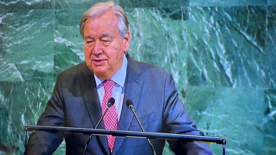 گوترش: تشکیل کشور مستقل حق مردم فلسطین است، نه پاداش گوترش: تشکیل کشور مستقل حق مردم فلسطین است، نه پاداش