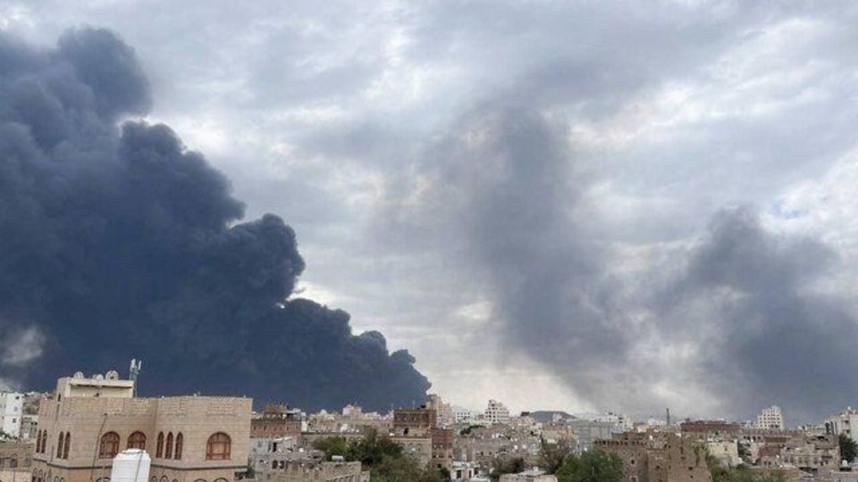 حمله تجاوزکارانه رژیم صهیونیستی به صنعا حمله تجاوزکارانه رژیم صهیونیستی به صنعا