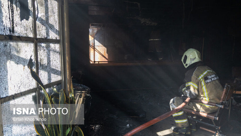 آتش‌سوزی یک رستوران در شهرک غرب