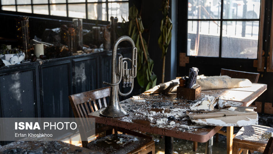 آتش‌سوزی یک رستوران در شهرک غرب