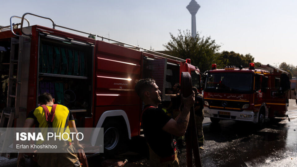 آتش‌سوزی یک رستوران در شهرک غرب