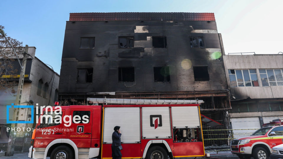 تخریب و آتش‌سوزی اموال شخصی و عمومی در تهران