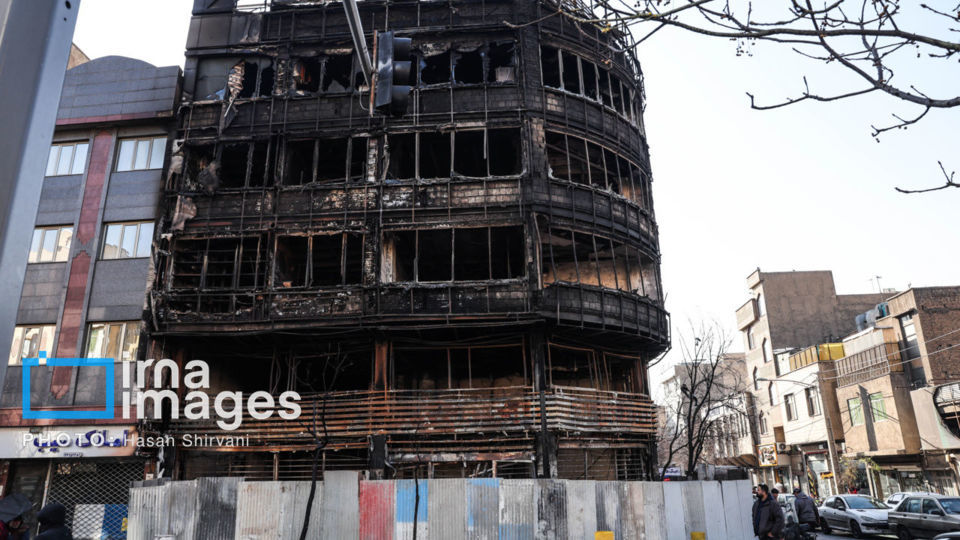 تخریب و آتش‌سوزی اموال شخصی و عمومی در تهران