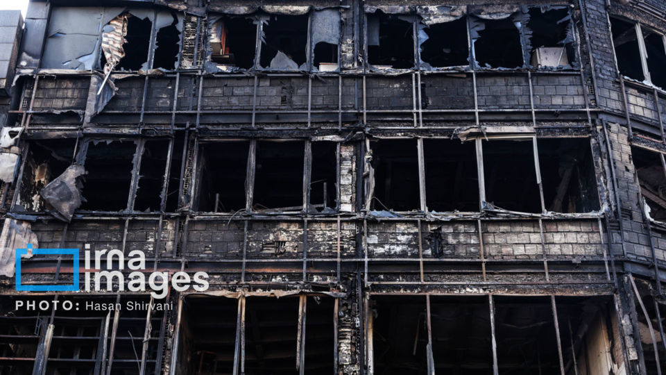 تخریب و آتش‌سوزی اموال شخصی و عمومی در تهران