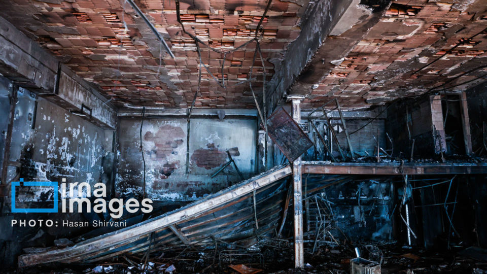 تخریب و آتش‌سوزی اموال شخصی و عمومی در تهران