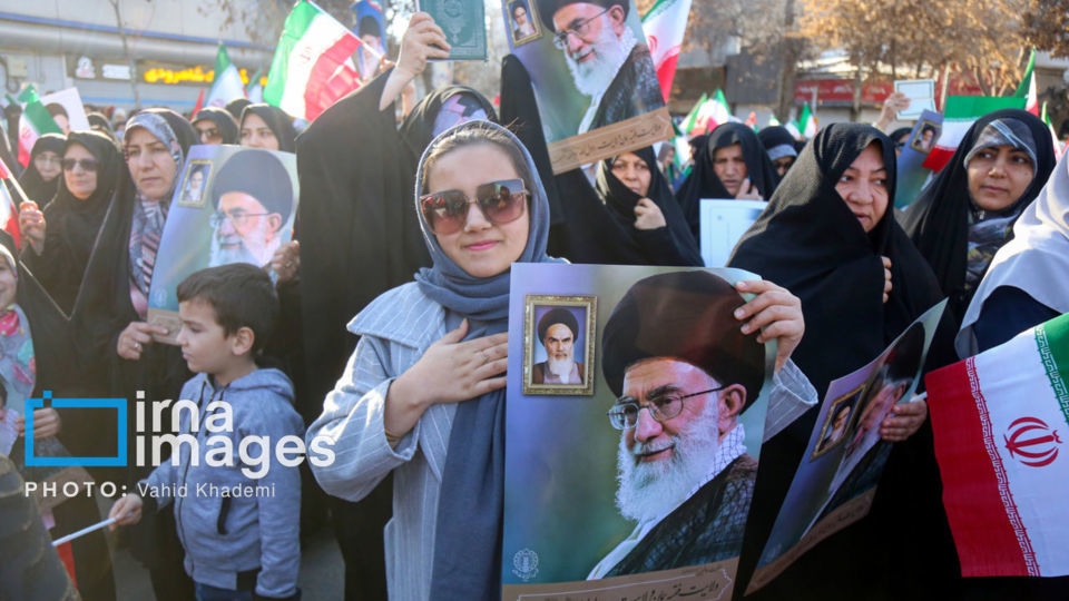 تجمع همبستگی ملی و تشییع شهدای امنیت در سراسر کشور