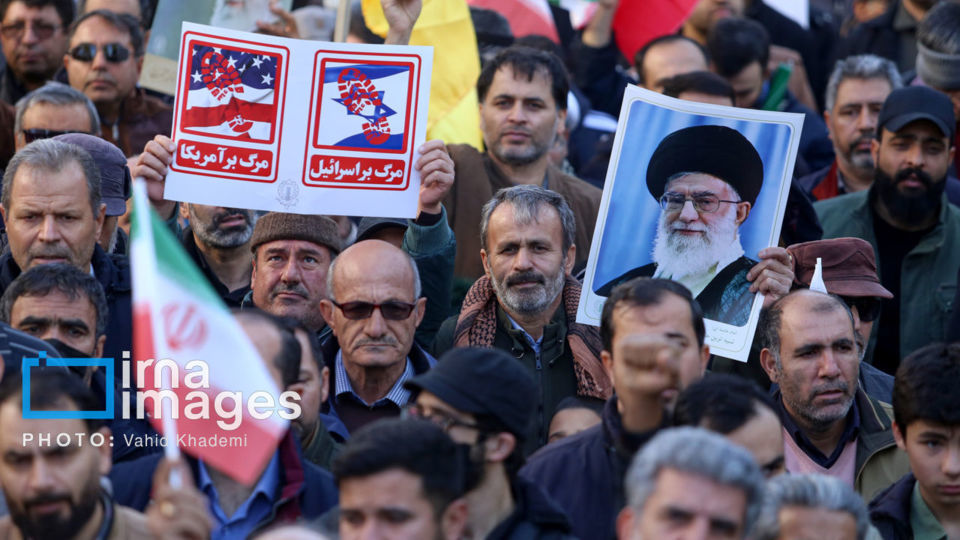 تجمع همبستگی ملی و تشییع شهدای امنیت در سراسر کشور