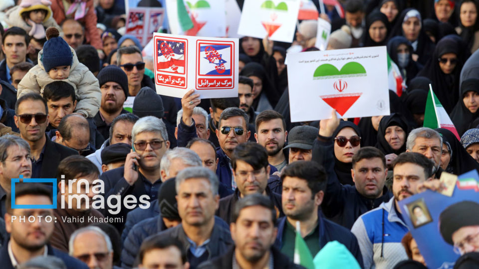 تجمع همبستگی ملی و تشییع شهدای امنیت در سراسر کشور