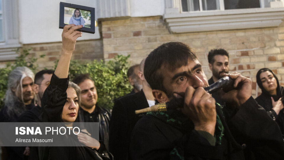 مراسم یادبود جواد گنجی