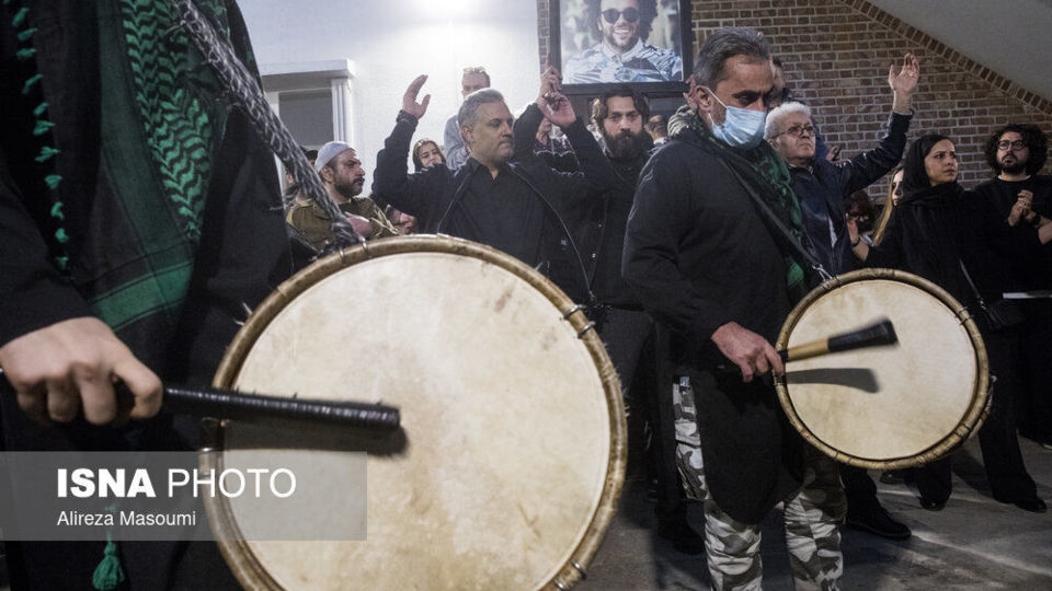 مراسم یادبود جواد گنجی
