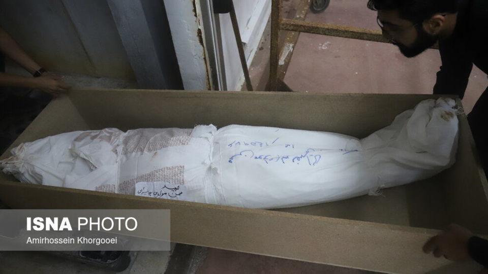 مراسم تشییع پیکر پاک دانش‌آموزان شهید - میناب