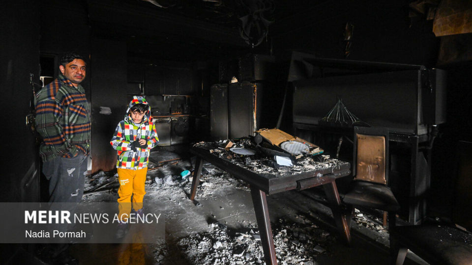 تجاوز آمریکایی - صهیونیستی به انبار نفت در کرج