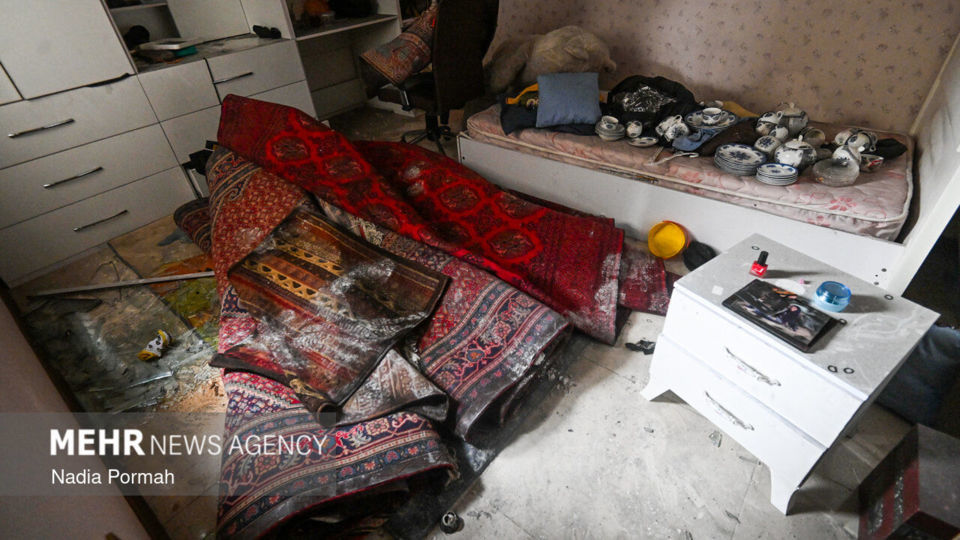 تجاوز آمریکایی - صهیونیستی به انبار نفت در کرج