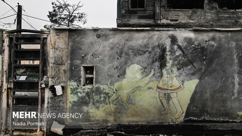 تجاوز آمریکایی - صهیونیستی به انبار نفت در کرج