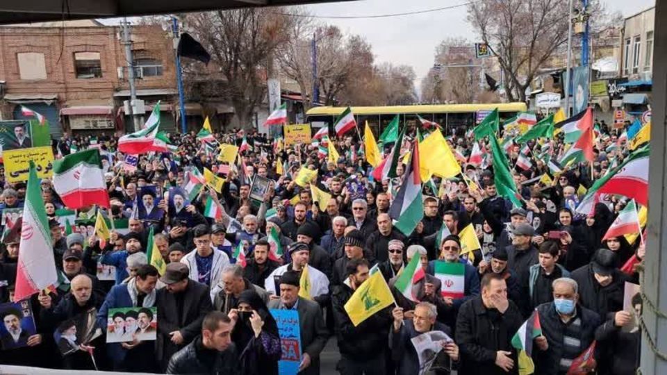 مراسم باشکوه راهپیمایی روز قدس در اروميه 