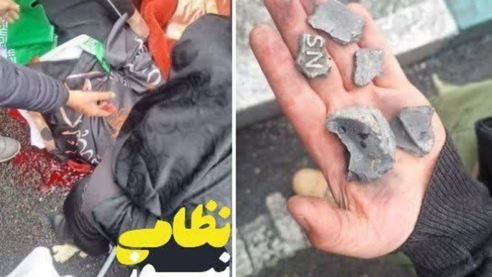 شهادت یک بانوی قهرمان در راهپیمایی روز قدس تهران