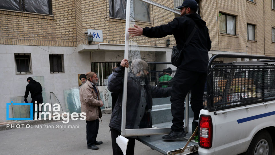 بازسازی خانه های آسیب دیده حملات آمریکایی - صهیونیستی