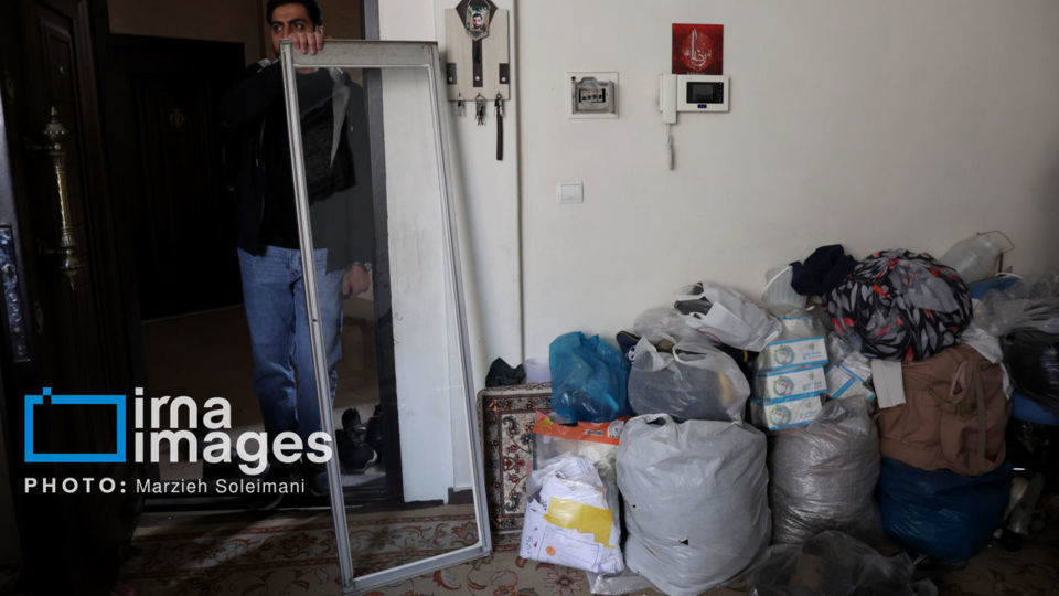 بازسازی خانه های آسیب دیده حملات آمریکایی - صهیونیستی