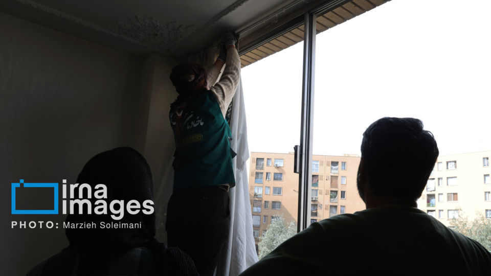 بازسازی خانه های آسیب دیده حملات آمریکایی - صهیونیستی