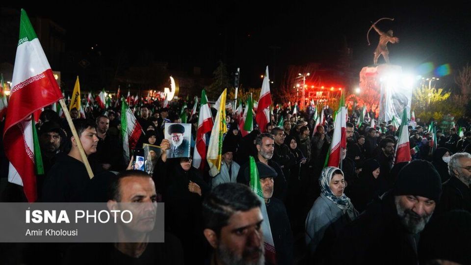 آیین وداع با پیکر شهدای ناوشکن «دنا» - تهران