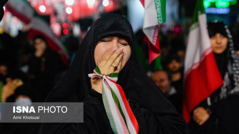 آیین وداع با پیکر شهدای ناوشکن «دنا» - تهران