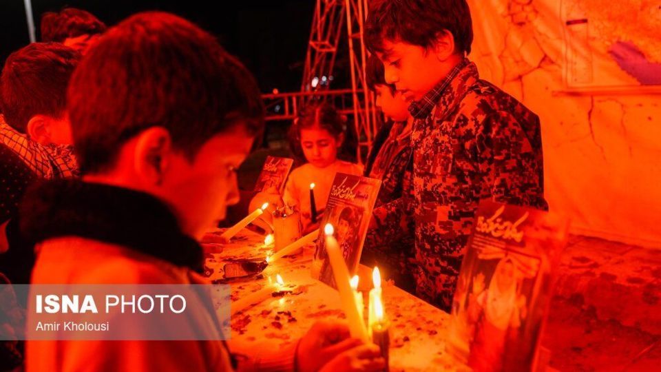 آیین وداع با پیکر شهدای ناوشکن «دنا» - تهران