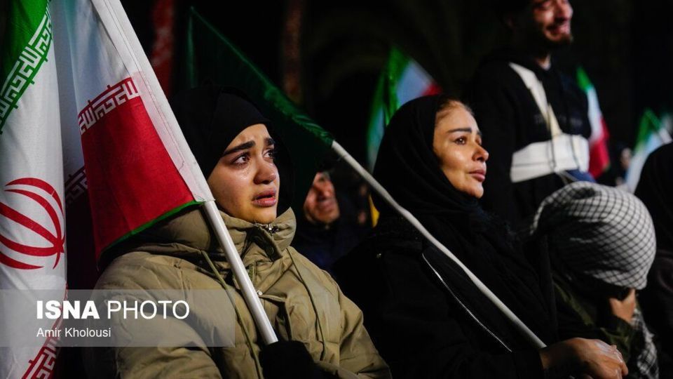 آیین وداع با پیکر شهدای ناوشکن «دنا» - تهران