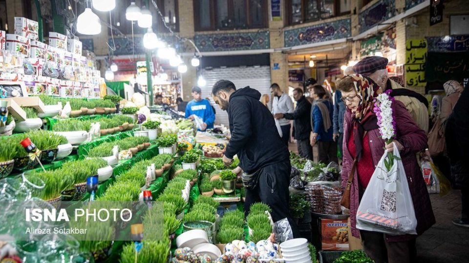 بازار تجریش در روزهای آخر اسفند 