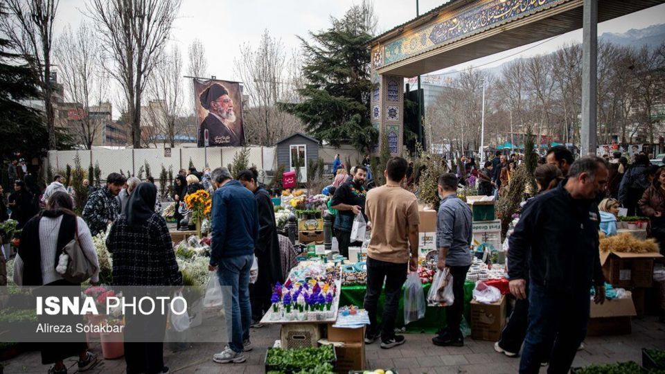 بازار تجریش در روزهای آخر اسفند 