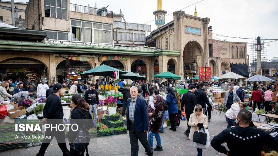 بازار تجریش در روزهای آخر اسفند 