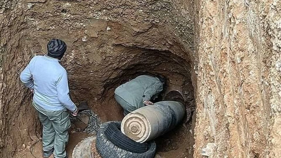 تصاویری از بمبی که در تهران عمل نکرد