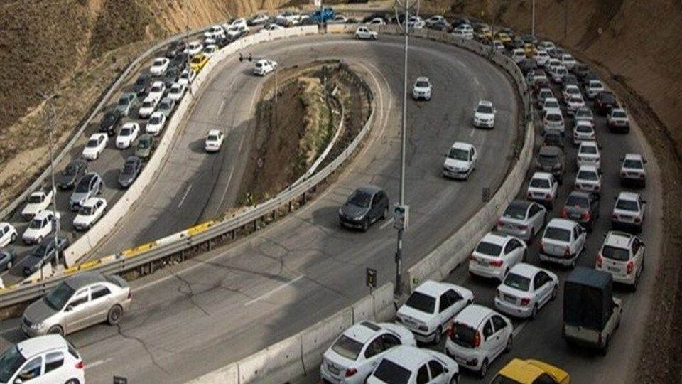 ترافیک سنگین در جادههای شمال ترافیک سنگین در جادههای شمال
