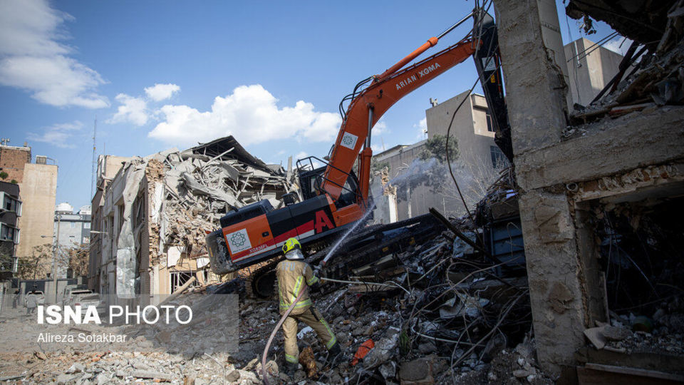 خسارات ناشی از تجاوز آمریکا و رژیم صهیونیستی به منطقه مسکونی - تهران