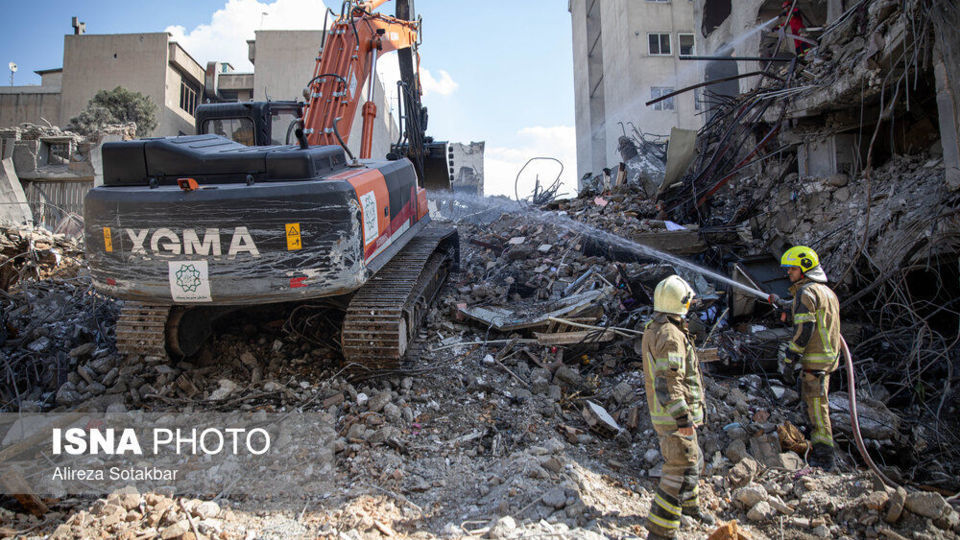 خسارات ناشی از تجاوز آمریکا و رژیم صهیونیستی به منطقه مسکونی - تهران